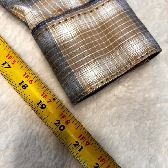 Wrangler Men’s Plaid Western Cowboy Pearl Snap Button Down Casual Shirt Size L - Picture 8 of 8